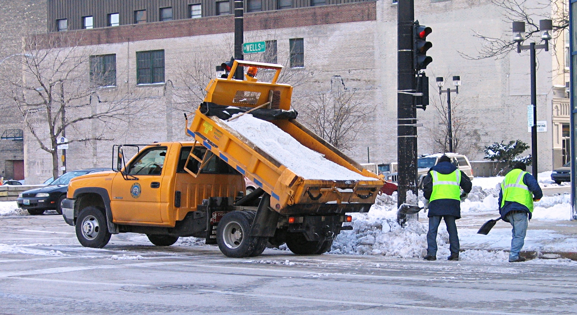 Salt truck